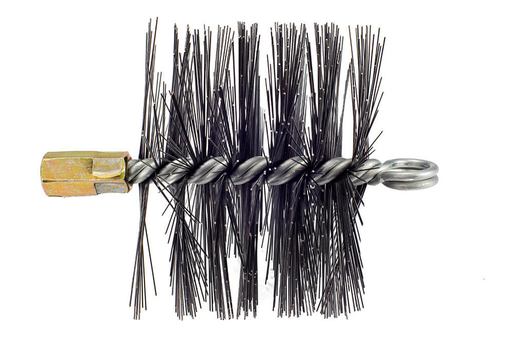 Металевая щетка для чистки дымохода Savent 120 мм Киев - изображение 3