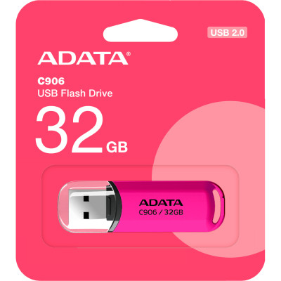 USB флеш накопичувач ADATA 32GB C906 Pink USB 2.0 (AC906-32G-RPP) Вінниця - фото 3