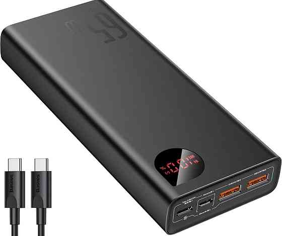 Павербанк Baseus Power Bank 65W 20000mAh чорний. Київ