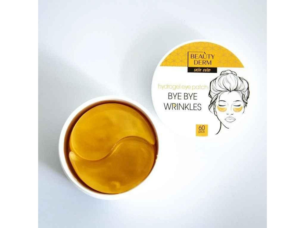 Патчі для очей 18 60шт гідрогелеві Золоті Bye Bye wrinkles ТМ BEAUTYDERM Київ - фото 1
