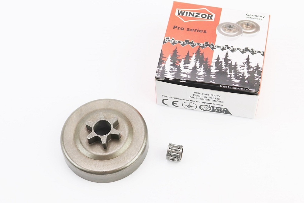 Тарілка зчеплення "зірка" 3/8-6 MCCULLOCH + підшипник, "PRO SERIA" Київ - фото 1