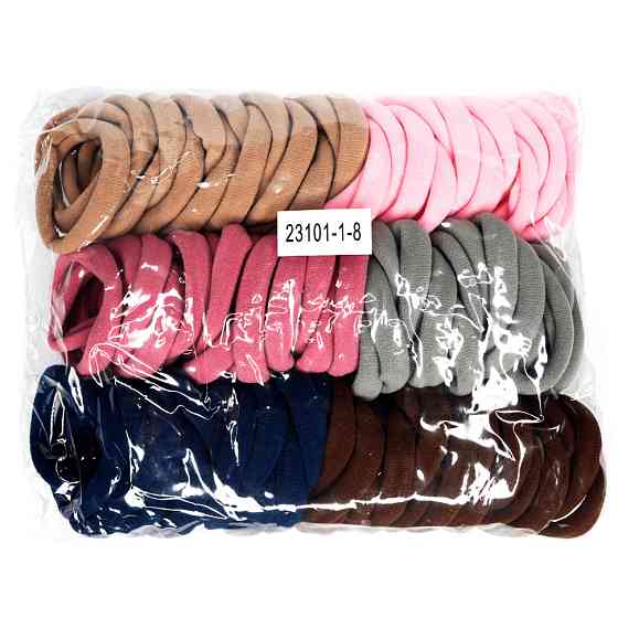 Резинки для волос Разноцветные-1 0307-1114-1, 100 штук Винница