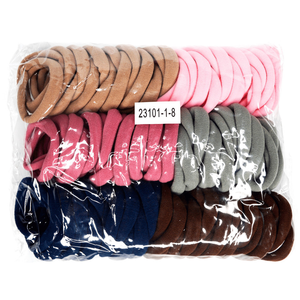 Резинки для волосся Різнокольорові-1 0307-1114-1, 100 штук Вінниця - фото 2