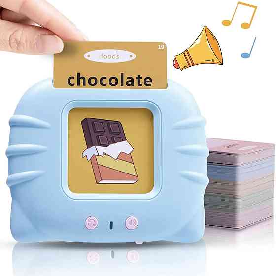 Планшет з картками для вивчення англійської мови на 510 слів,Блакитний SBR Київ