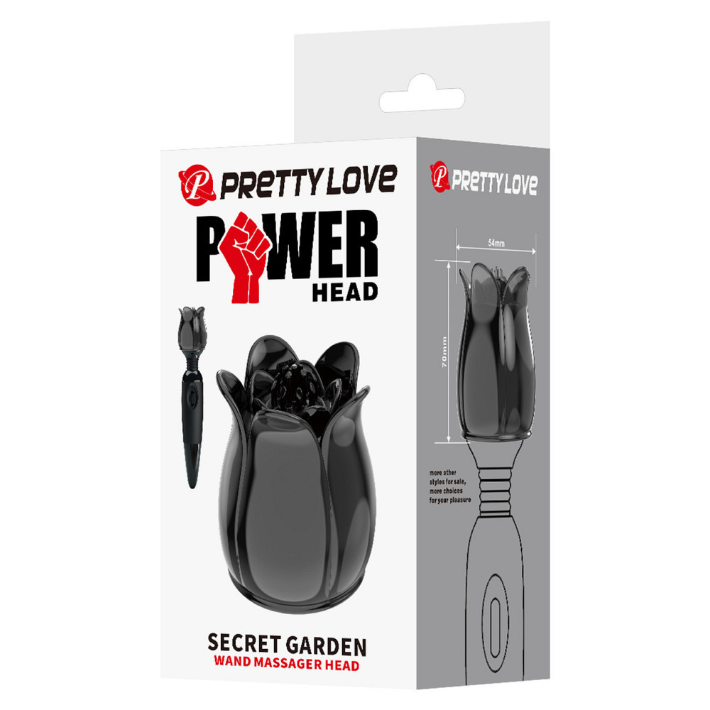 Насадка на вібромасажер - Power Head Secret Garden Wand Massager Head Sex Aura Київ - фото 10