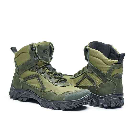 Черевики тактичні, берці. Шкіряні, кордура. Міцні. 205-Хакі 44 (29) Харків