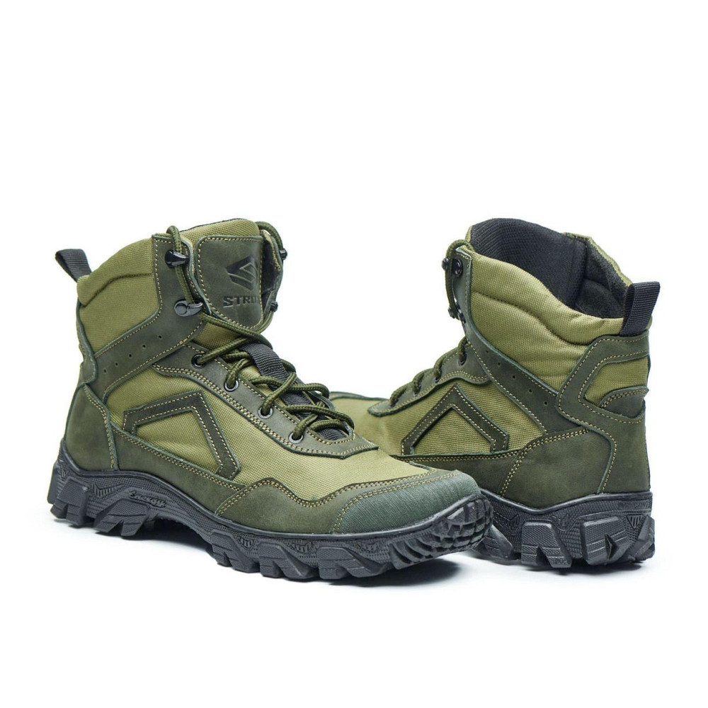 Черевики тактичні, берці. Шкіряні, кордура. Міцні. 205-Хакі 44 (29) Харків - фото 1