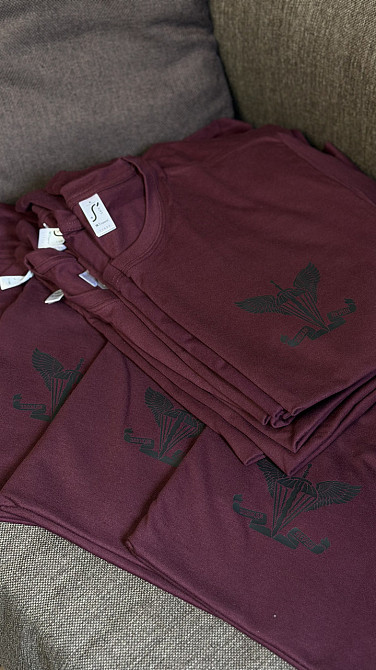 Футболка ДШВ «Всегда первые» (марун, с эмблемой) Черновцы - изображение 7