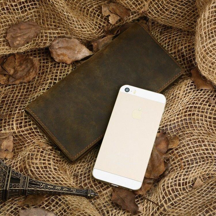 Гаманець чоловічий Vintage 14228 вінтажна шкіра Коричневий Київ - фото 5