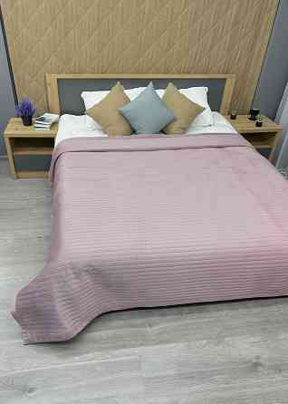 Покривало велюрове Кing Size 220х240 см колір ліловий (85-211) Київ