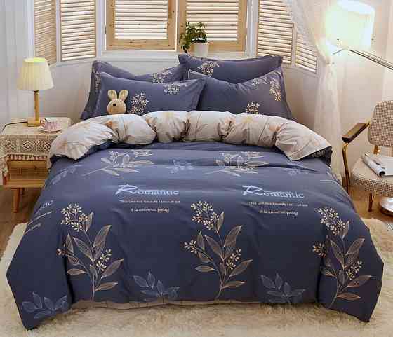 Ecotton Комплект постільної білизни Ecotton двоспальний Сімейний 150х215 см синій (23455) Коломия