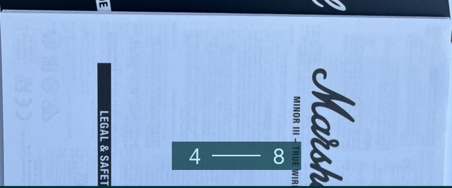 Наушники: Marshall Minor 3 Original. Харків - фото 4