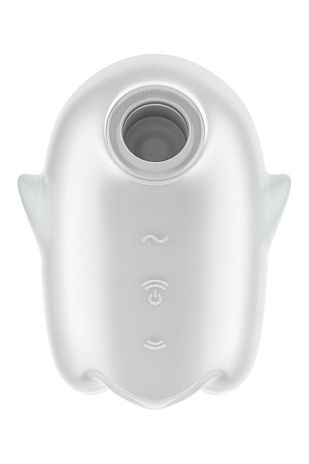 Вакуумный вибратор Satisfyer Glowing Ghost светится в темноте, белый, 8.4 см Sex Aura Киев - изображение 3