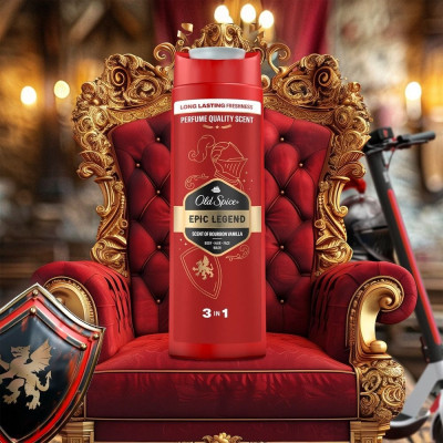Гель для душа Old Spice Epic Legend 400 мл (8700216611046) Винница - изображение 8