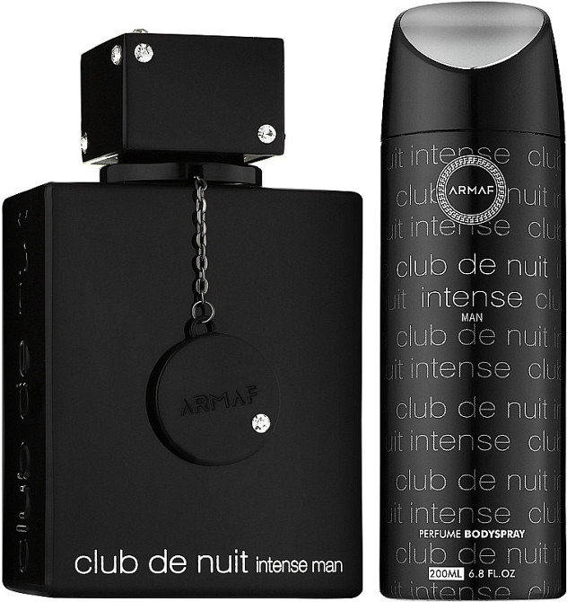 Набор для мужчин Club De Nuit Intense Man Armaf (Туалетная вода мужская 105 мл Дезодорант 200 мл в боксе) Запорожье - изображение 3