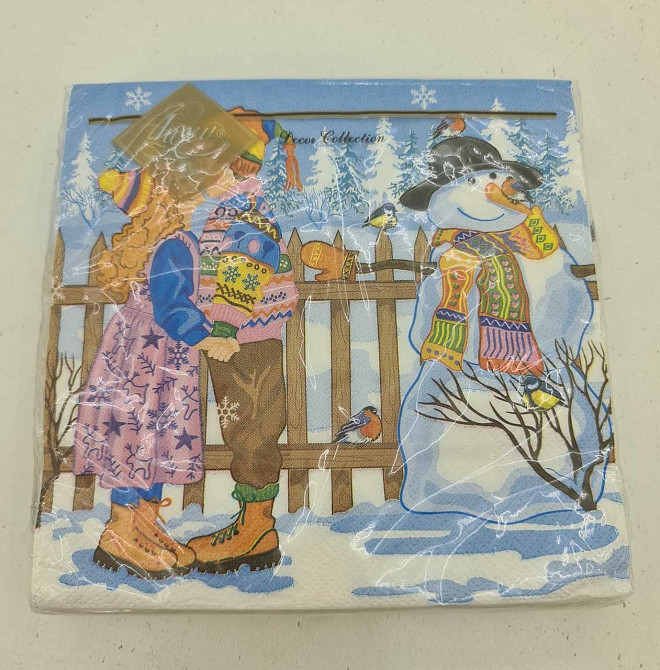 Серветки для декупажу ЗЗхЗЗ 20шт Новорічний поцілунок (1 пач.) Харків - фото 4