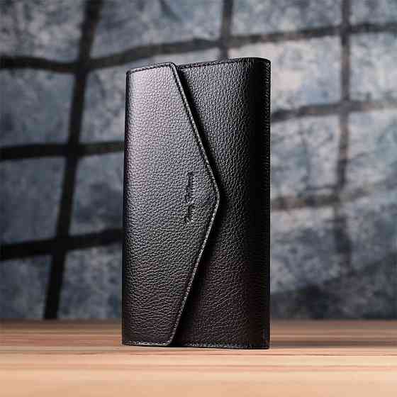 Вместительное портмоне для женщин из натуральной кожи Tony Bellucci 22887 Черный Киев