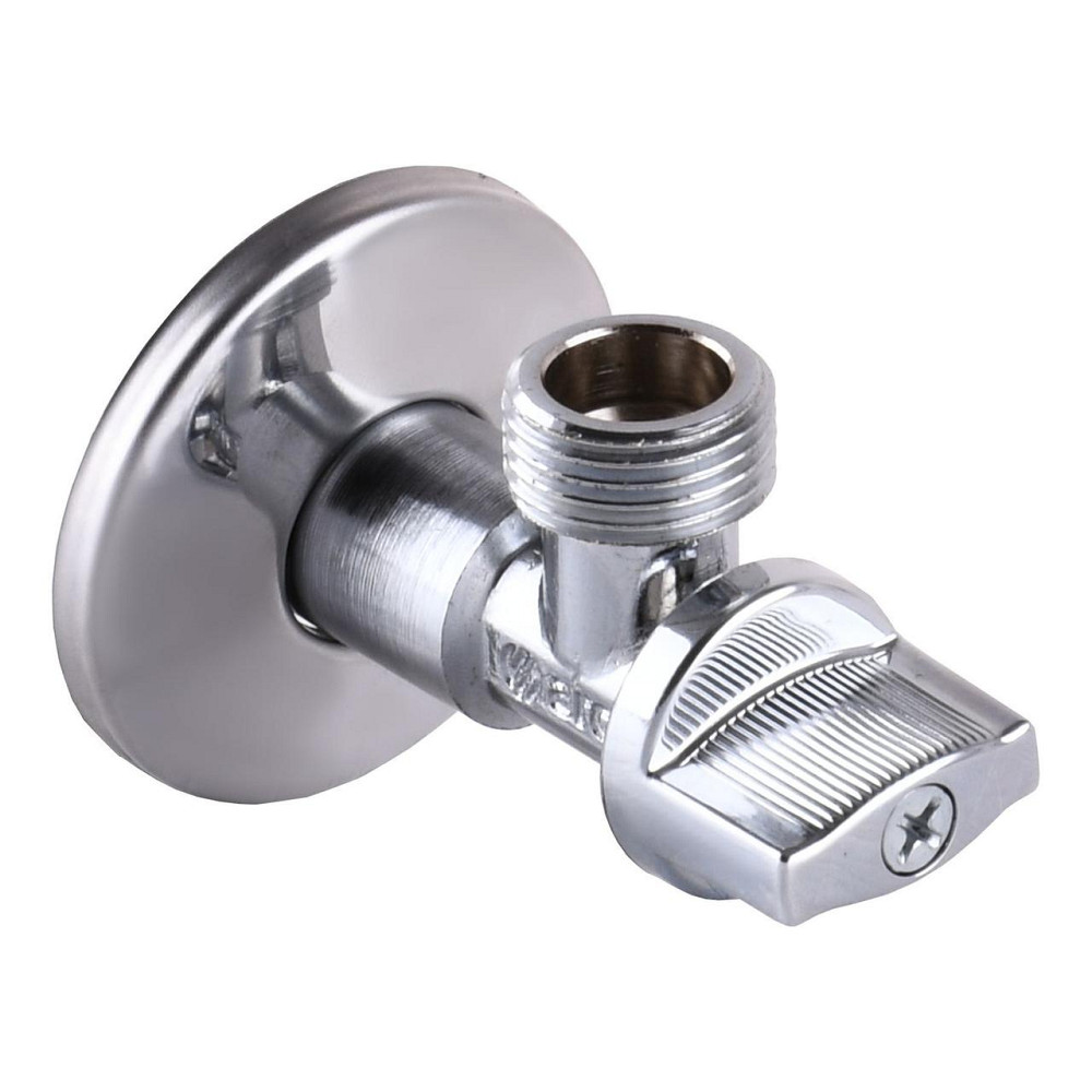 Кран шаровый угловой ARCO 1/2″х 1/2″ NOV91MAC 2 шт. металлическая ручка (000008979) Киев - изображение 1