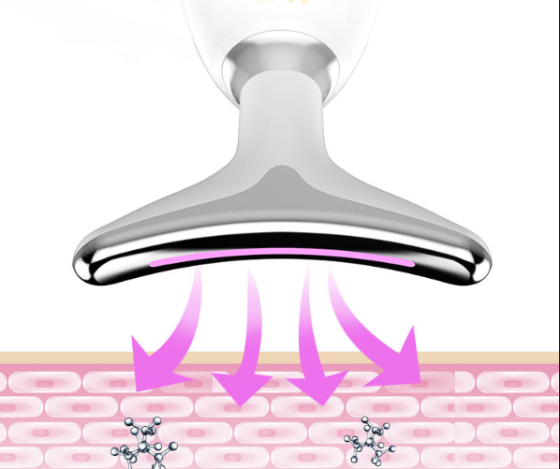 Масажер для обличчя та шиї з мікротоками і світлом Київ