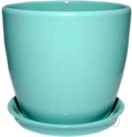 Горщик для квітів з підставкою "Магнолія" 135мм (кольори в асортименті) Харків