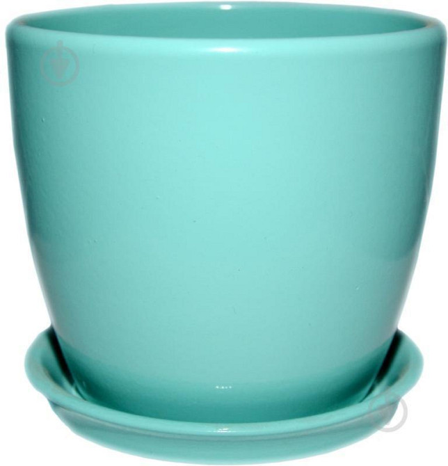 Горщик для квітів з підставкою "Магнолія" 135мм (кольори в асортименті) Харків - фото 4