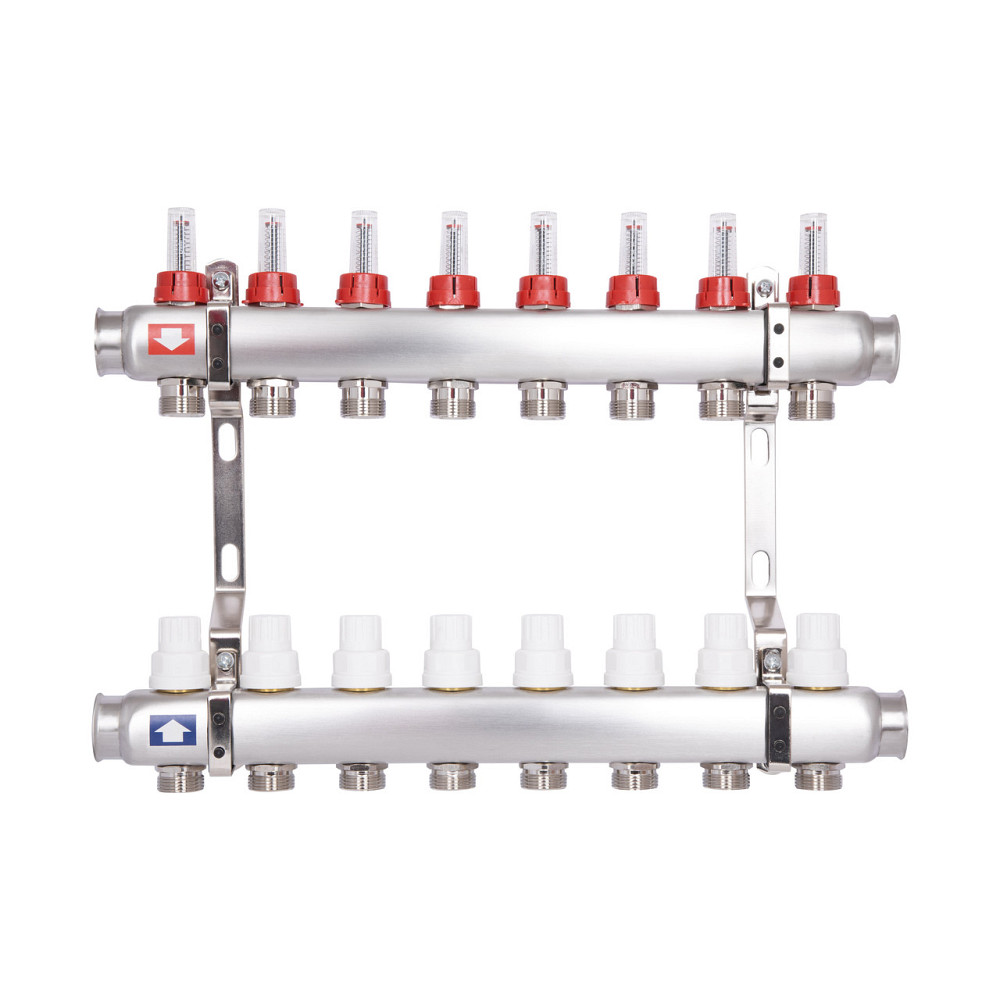 Колектор із витратомірами Thermo Alliance Standart 1" 8 виходів SD0048 Київ - фото 1