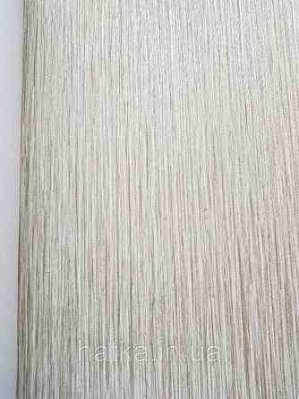 Шпалери вінілові на флізеліні Zambaiti ABITAT італія 0.53х10 смуги під бежевий зелений із золотом Київ