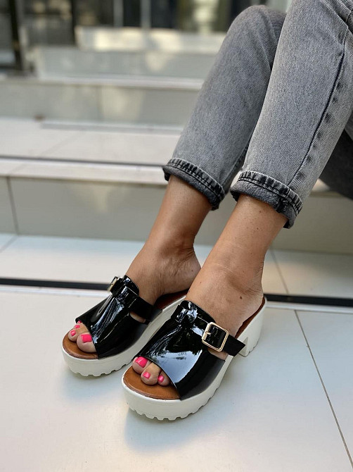 Seastar Шльопанці жіночі SEASTAR GG02 чорні (літо, еко-лак) (2582) 38р.39р.40р. Коломыя - изображение 10