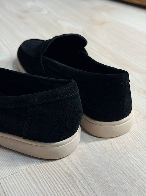 Туфли женские Meideli 509-1 лоферы из натуральной замши с кисточками черные, 39, 25 см Киев - изображение 16