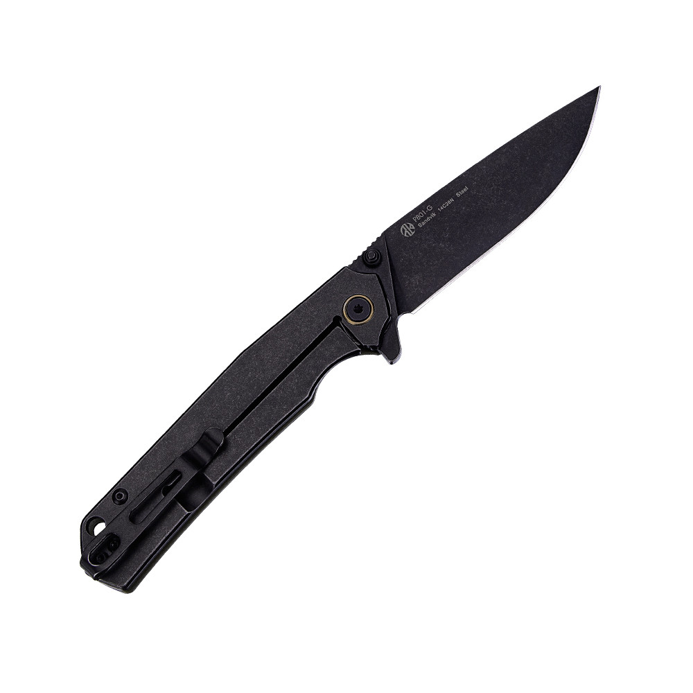Ніж складаний туристичний Ruike P801-G, (8.6 см) 14C28N / G10 оливковий Киев - изображение 3