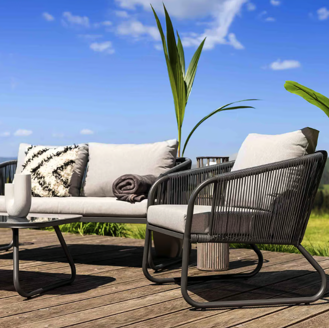 Комплект садових меблів Di Volio Paso сірий Киев - изображение 4