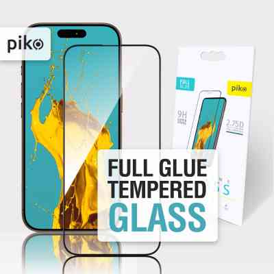 Стекло защитное Piko Full Glue Apple iPhone 16 Pro Max Black (1283126593413) Винница