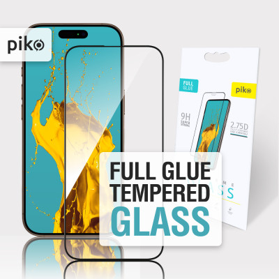 Скло захисне Piko Full Glue Apple iPhone 16 Pro Max Black (1283126593413) Вінниця - фото 5