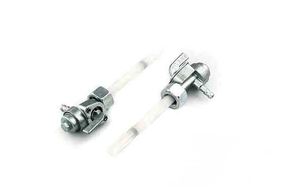 Кран паливний Delta (гайка Ø12 mm, штуцер 90*, резерв) Мукачево