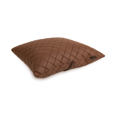 Подушка EVAtech ECO 40x40 см коричнева з коричневою ниткою (SPBCSZZ) Вінниця - фото 3