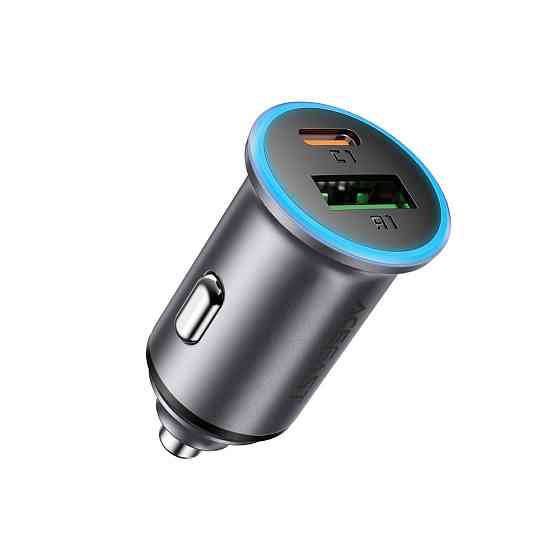 Автомобільний зарядний пристрій ACEFAST B15 65W (USB-A+USB-C) dual port metal car charger Одеса