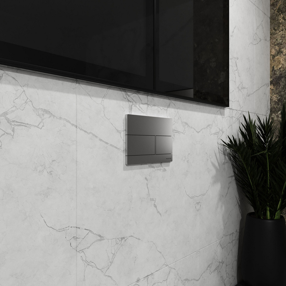 KVADRO M панель змиву polished aluminum Київ - фото 4