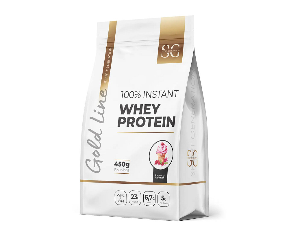 Протеин Sport Generation Gold Premium 100% Instant Whey Protein 450 g (Raspberry ice cream) Луцк - изображение 1