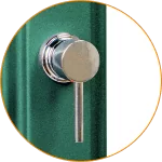 Душ солнечный Aquaviva Big Happy Five с мойкой для ног тёмно-зелёный F620/6016. 36 л Киев