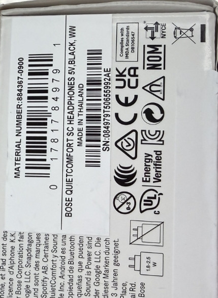 Наушники с микрофоном Bose QuietComfort Headphones SC Black. Харьков - изображение 2