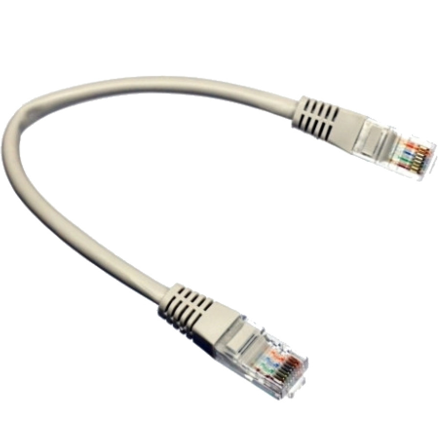 Патчкорд UTP Cat.5e ( 0.25м сірий ), CU Винница - изображение 1