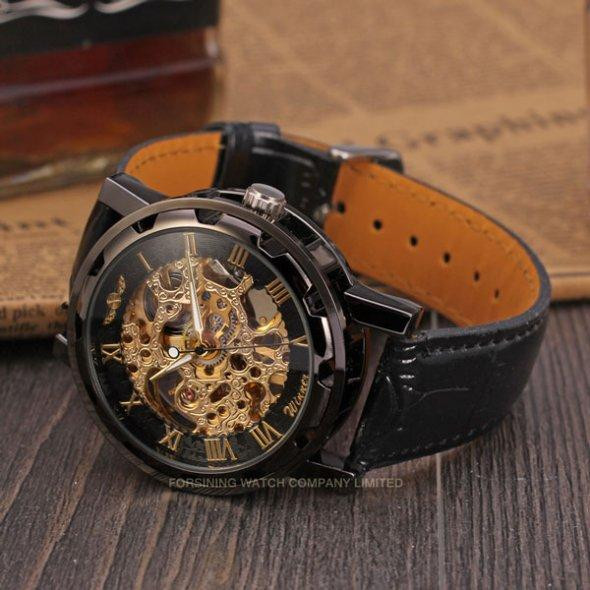 Жіночий механічний годинник Winner Chocolate 2 Вінниця - фото 8