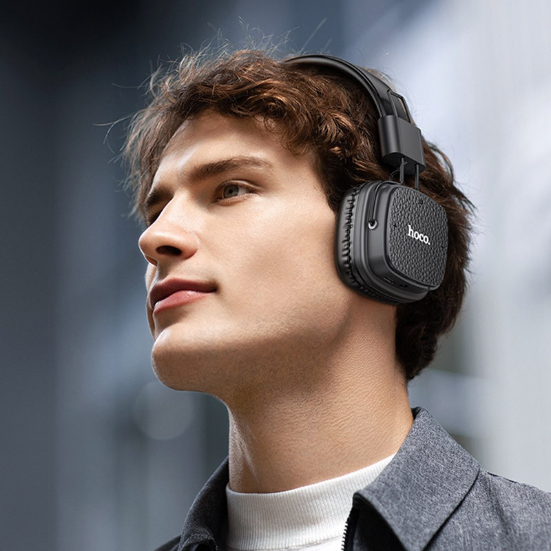 Бездротові накладні навушники HOCO W56 Earl BT headphones Black Одеса - фото 5