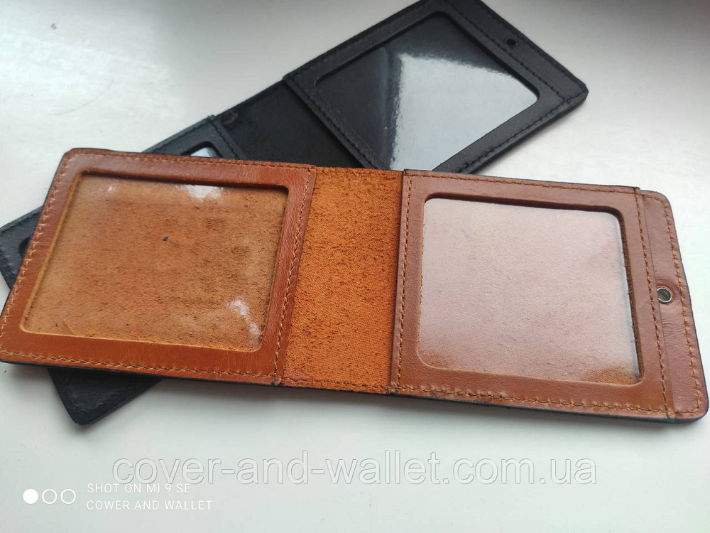 Обложка кожаная  "Національна Гвардія" Жовтий Київ - фото 3