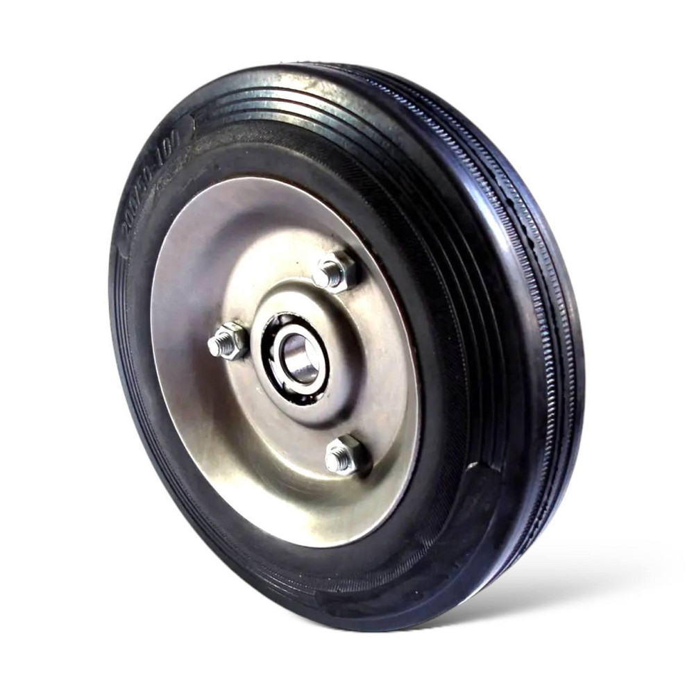 Колесо для візка діаметр 200 мм внутрішній діаметр 20 мм - 2 підшипники, метал Харків - фото 2