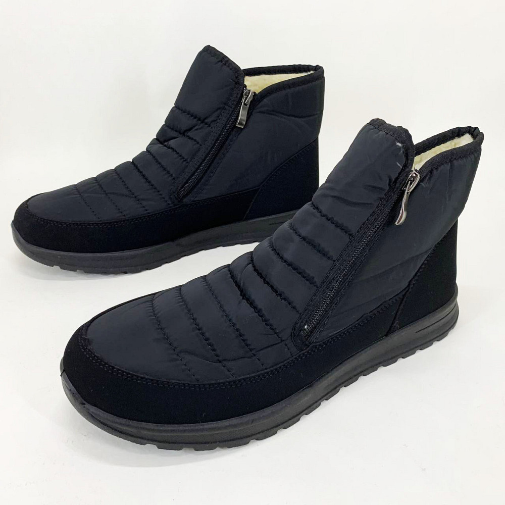 Ботинки рабочие на меху, Сапоги мужские утепленные короткие, Прочная обувь для мужчин IZ-92 Львов - изображение 2