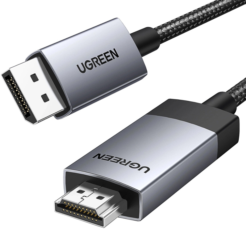 Кабель DisplayPort M - M V1.2 K@60Hz&2K/144Hz &1080P/240Hz  3м UGREEN DP119 чорний Винница - изображение 1
