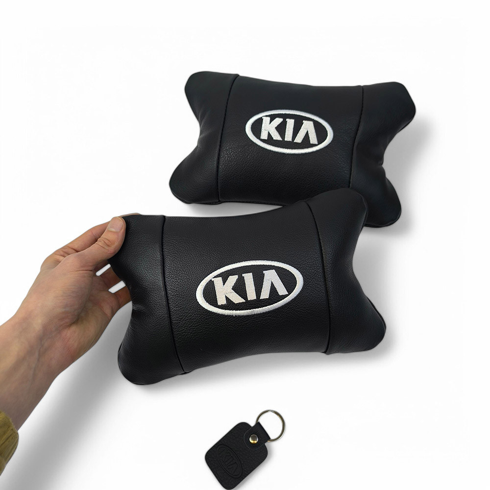 Подушка для поддержки головы в машине Kia, Подушки на кресло в авто, Сувенирные автомобильные подушки HG-49 Львов - изображение 2