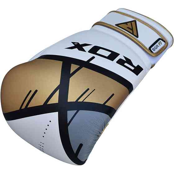 Боксерські перчатки RDX Rex Leather Gold 8 ун. Кам'янське