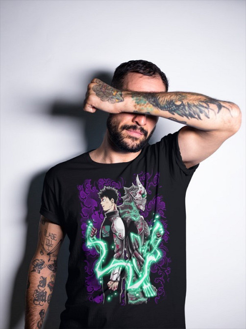 Футболка аниме Каиджу Но Хосхина Гифт оверсайз (S/M/L) Черний AnimeJ0190 Днепр - изображение 2